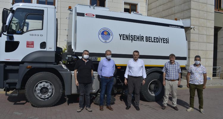 TBB’den Yenişehir Belediyesine temizlik aracı hibesi