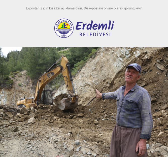 Erdemli Belediyesinden Kapanan Yollarda Hummalı Çalışma