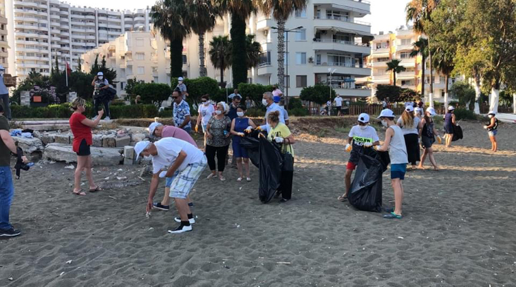 MEZİTLİDE TEMİZLİK KAMPANYASI 5.HAFTADA DEVAM ETTİ