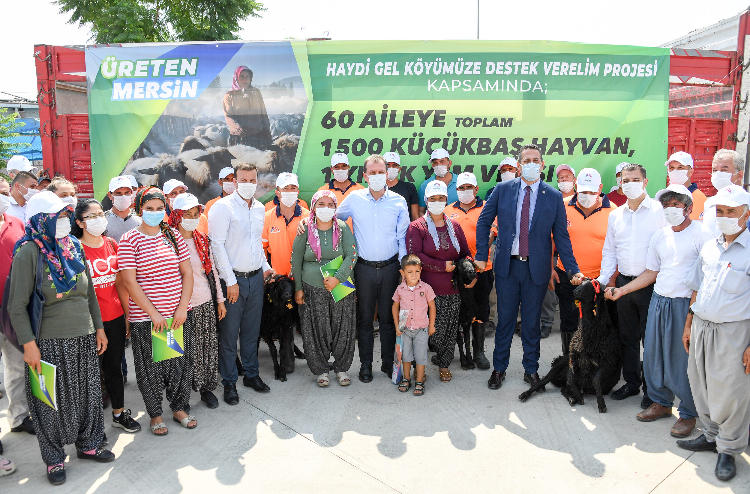 MERSİN BÜYÜKŞEHİR, “HAYDİ GEL KÖYÜMÜZE DESTEK VERELİM PROJESİ”Nİ BAŞLATTI