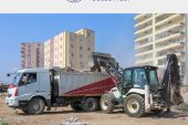 Erdemli Belediyesi Moloz Temizliğine Devam Ediyor