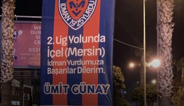 MERSİN’İ BAYRAKLARLA DONAT KAMPANYASINA ÜMİT GÜNAY’DA DESTEK VERDİ