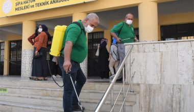 TOROSLAR’DA OKULLAR, YÜZ YÜZE EĞİTİM ÖNCESİ TEMİZLENİYOR