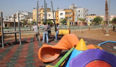 AKDENİZ BELEDİYESİ, GÜNEŞ  MAHALLESİ’NE YENİ BİR PARK KAZANDIRDI