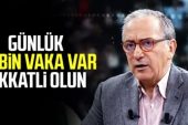 Çok güvenilir kaynaklardan aldığım bilgi’ diyen Altaylı: Günlük 40 bini bulan vaka sayılarından söz ediliyor