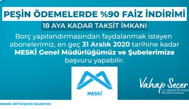 MESKİ SU FATURASI BORÇLARINI YAPILANDIRIYOR