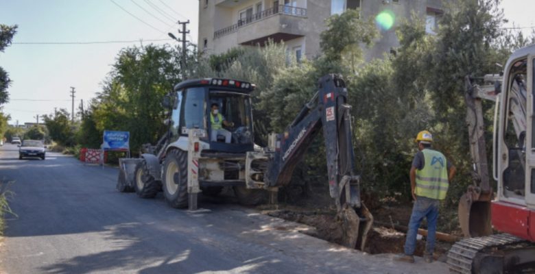 ELVANLI’YA 13,5 KİLOMETRELİK YENİ İÇMESUYU HATTI DÖŞENİYOR