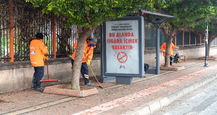 BÜYÜKŞEHİR, SOKAĞA ÇIKMA YASAĞINDA YİNE GÖREV BAŞINDAYDI