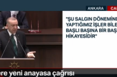 Erdoğan: Salgın sürecini en az hasarla atlatıyoruz..