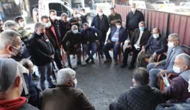 Sanayi esnafından Başkan Tarhan’a güvenoyu