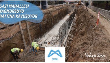 MESKİ BİR MAHALLEYİ DAHA KALİTELİ ALTYAPIYA KAVUŞTURUYOR
