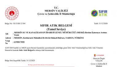 MESKİ ATIK YÖNETİMİNİ ‘SIFIR ATIK BELGESİ’ İLE TAÇLANDIRDI