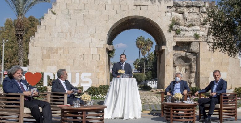 MERSİN VE ADANA BÜYÜKŞEHİR BELEDİYE BAŞKANLARI ORTAK YAYINA KATILDI