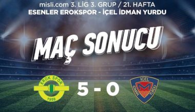 İçel İdman Yurdu Hem Sahada Hem Masa’da Mağlup 5-0!!!