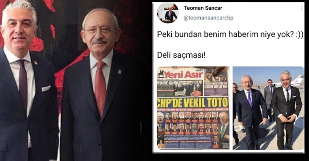 CHP’den istifa eden Milletvekili Teoman Sancar’la ilgili yeni detay
