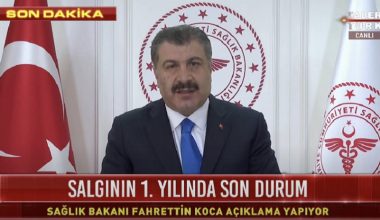 FAHRETTİN KOCA;”SALGIN KABUSU 2021’DE SÜRMEYECEK”