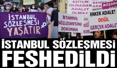 SON DAKİKA İstanbul Sözleşmesi feshedildi!İstanbul Sözleşmesi ile ilgili Cumhurbaşkanı Karar’ı Resmi Gazete’de