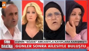 Kocasının amcasıyla kaçan kadından canlı yayında şoke eden sözler! Ailesi fenalık geçirdi