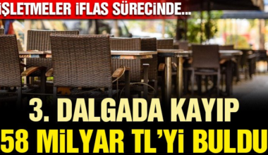 İşletmeler iflas sürecinde: 3. Dalgada kayıp 58 milyar TL’yi buldu!