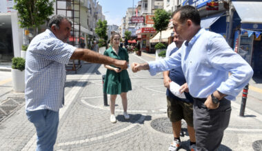 Başkan Özyiğit’ten esnaf ziyareti