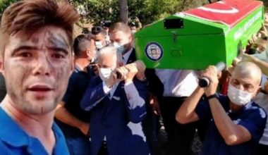 Ormancılara su taşırken hayatını kaybeden Şahin Akdemir, son yolculuğuna uğurlandı