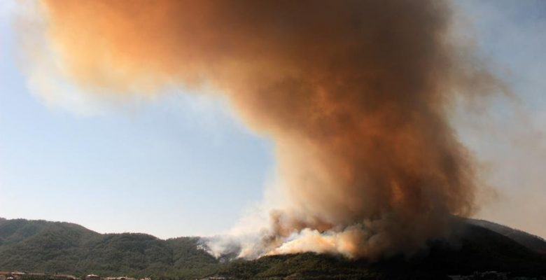 Marmaris’te alevler yüzlerce hektara yayıldı: Gelen görüntüler içimizi dağlıyor