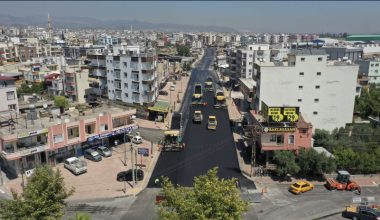 ÇİFTÇİLER CADDESİ’NDE YOL DÜZENLEME ÇALIŞMALARI DEVAM EDİYOR