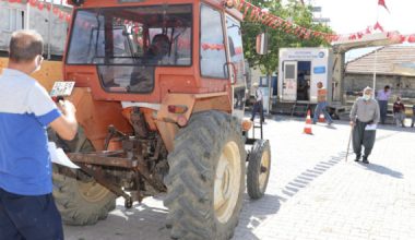TOROSLAR BELEDİYESİ, HASAT DÖNEMİNDE ARAÇ MUAYENE HİZMETİNİ ÇİFTÇİNİN AYAĞINA GETİRDİ
