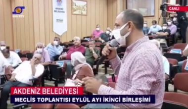 Akdeniz Belediye meclisinde gerginlik: Sizden Atatürkçülük öğrenecek değiliz!