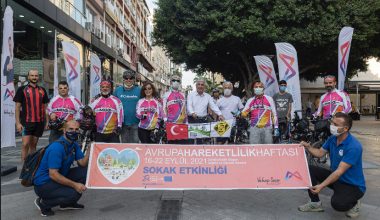 MERSİN’DE PEDALLAR DAHA FAZLA HAREKET İÇİN ÇEVRİLDİ