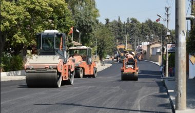 TARSUS’TA KAZIM KARABEKİR CADDESİ SICAK ASFALTLA KAPLANDI