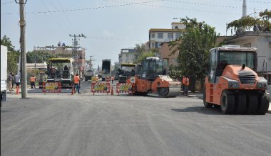 MEHMET AKİF ERSOY CADDESİ, BÜYÜKŞEHİR’İN ÇALIŞMALARIYLA GÜZELLEŞTİ