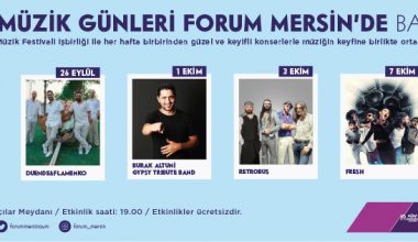 FORUM MERSİN’DE FİESTA MÜZİK GÜNLERİ BAŞLIYOR!