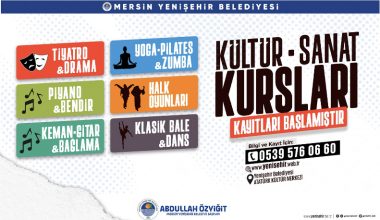 Yenişehir Belediyesi kültür sanat kurslarına kayıtlar başladı