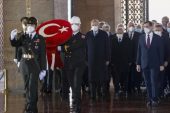 Cumhurbaşkanı Erdoğan ve devlet erkanı Anıtkabir’de