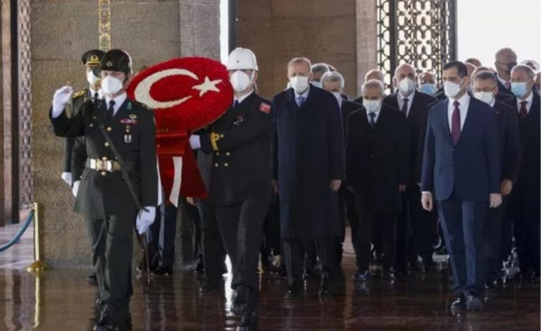 Cumhurbaşkanı Erdoğan ve devlet erkanı Anıtkabir’de