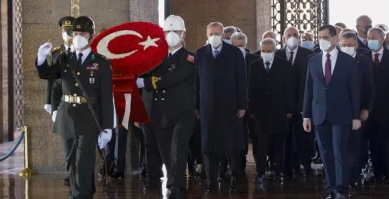 Cumhurbaşkanı Erdoğan ve devlet erkanı Anıtkabir’de