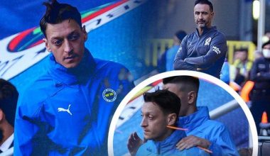 Fenerbahçe’de Mesut Özil oyuna alınmayınca Pereira’ya şok bir tepki gösterdi