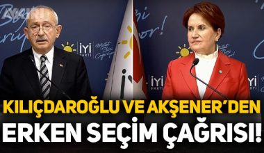 Muhalefetten tarihi çağrı: “Acilen erken seçim!”