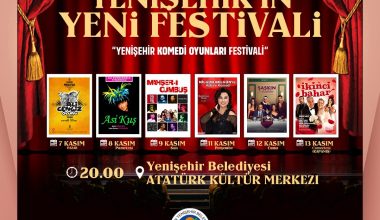 Yenişehir Komedi Oyunları Festivali başlıyor