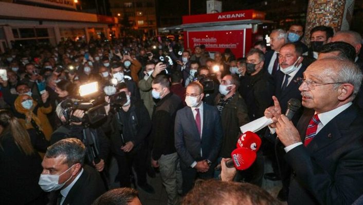 Kılıçdaroğlu’nun çay sohbeti, mitinge dönüştü