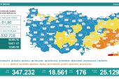 Türkiye’de Koronavirüs | 176 kişi daha hayatını kaybetti, 18 bin 561 yeni vaka tespit edildi