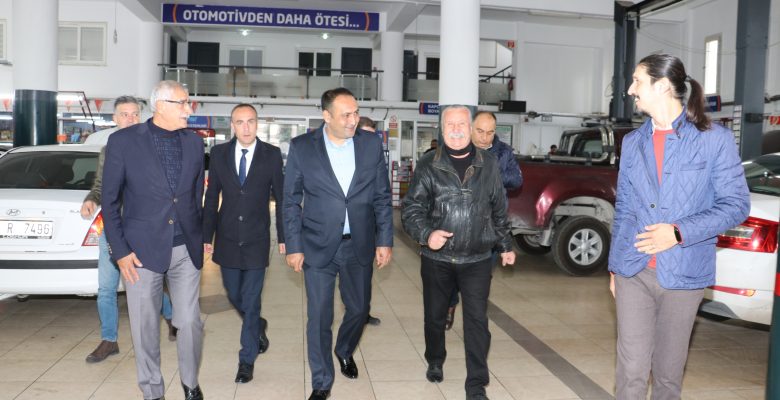 BAŞKAN YILMAZ, OTOMOTİV SEKTÖRÜNDE HİZMET VEREN ESNAFLA BİR ARAYA GELDİ