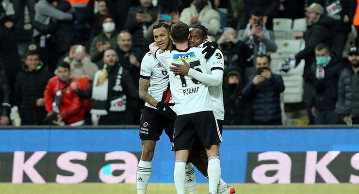 Beşiktaş, Gaziantep FK karşısında üç puanı tek golle aldı