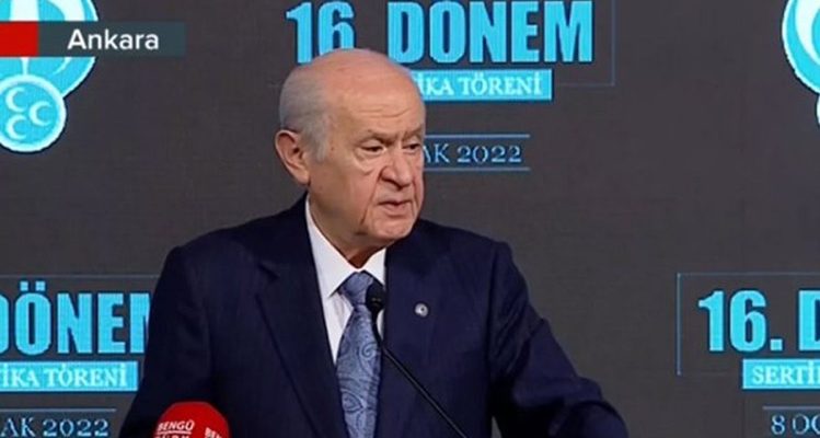 Bahçeli: Hiç kimse bizim sabrımızı yanlış yorumlamamalıdır