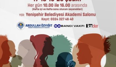 Yenişehir Toplumsal cinsiyet eşitliği eğitimleri için kayıtlar başladı