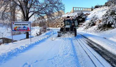 MERSİN BÜYÜKŞEHİR EKİPLERİ KAR NÖBETİNDE