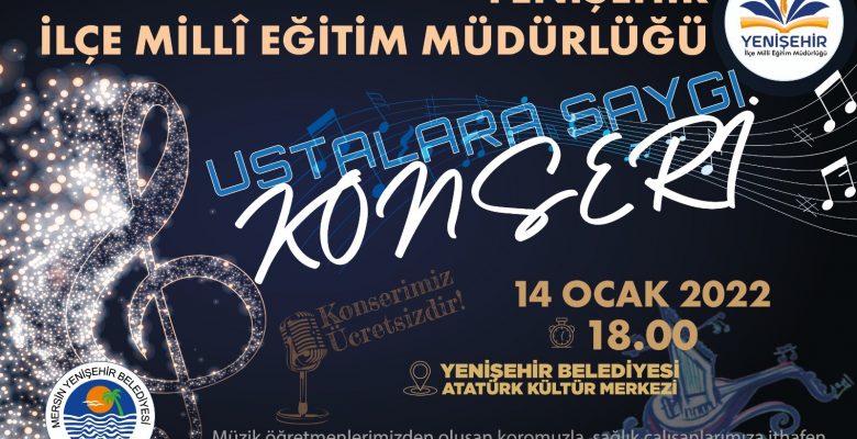 Yenişehir’de sağlık çalışanlarına ithafen konser