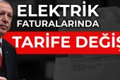 Cumhurbaşkanı Erdoğan duyurdu!  Tepkilerin ardından elektrik faturalarında tarife değişti