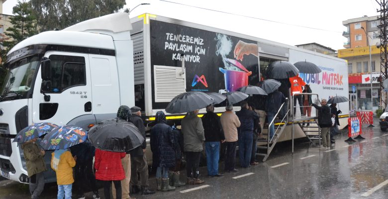 MERSİN’İN HER KÖŞESİNDE 3 ÇEŞİT YEMEK 3.5 TL’YE VATANDAŞA ULAŞTIRILIYOR